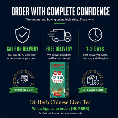 18-Herb Chinese Liver Purifier Tea — Natural Detox & Liver Support (30 Tea Bags)